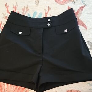 Express Black High Waist Women's Shorts